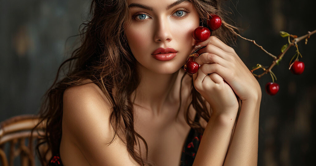 Алая черешня
