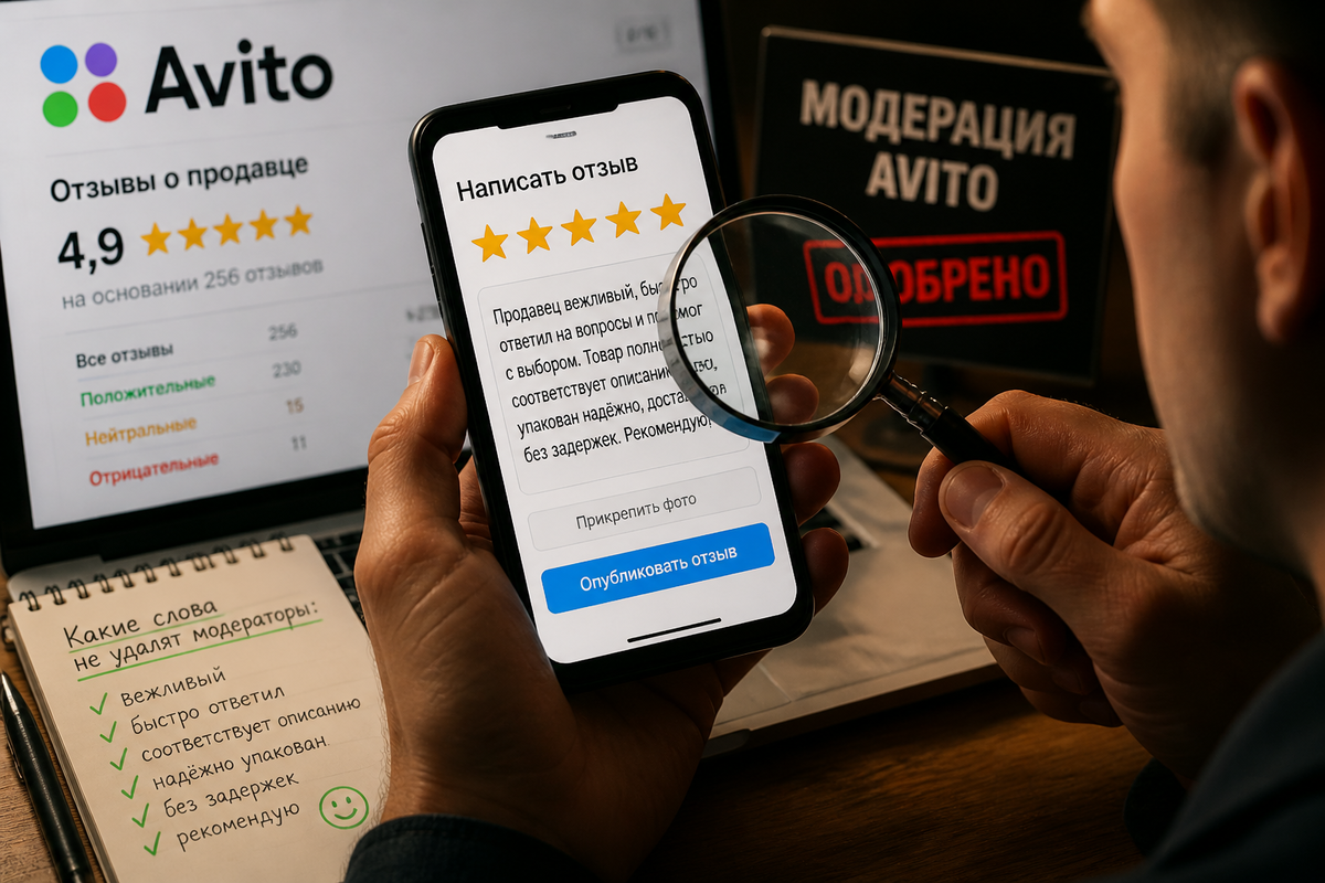 Как оставить отзыв на Авито, который не удалит модератор?