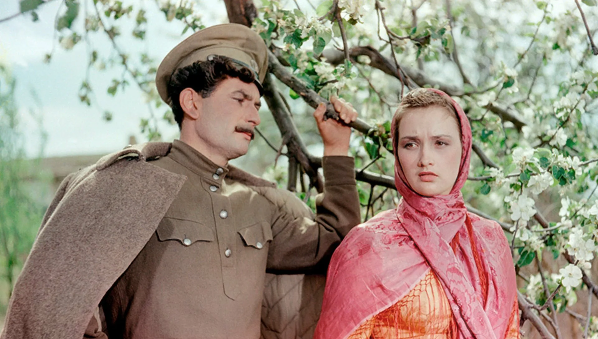Кадр из многосерийного фильма "Тихий Дон (1957)".