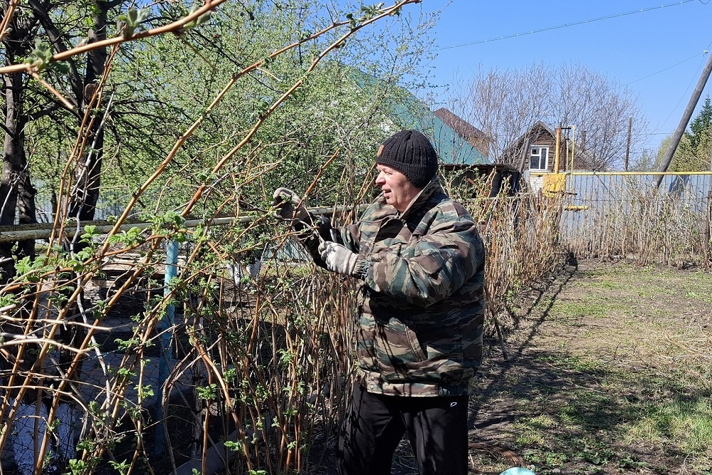    Пожилым садоводам, прежде чем выходить работать в саду, надо обязательно измерить давление. / Фото: Кузнецова Татьяна