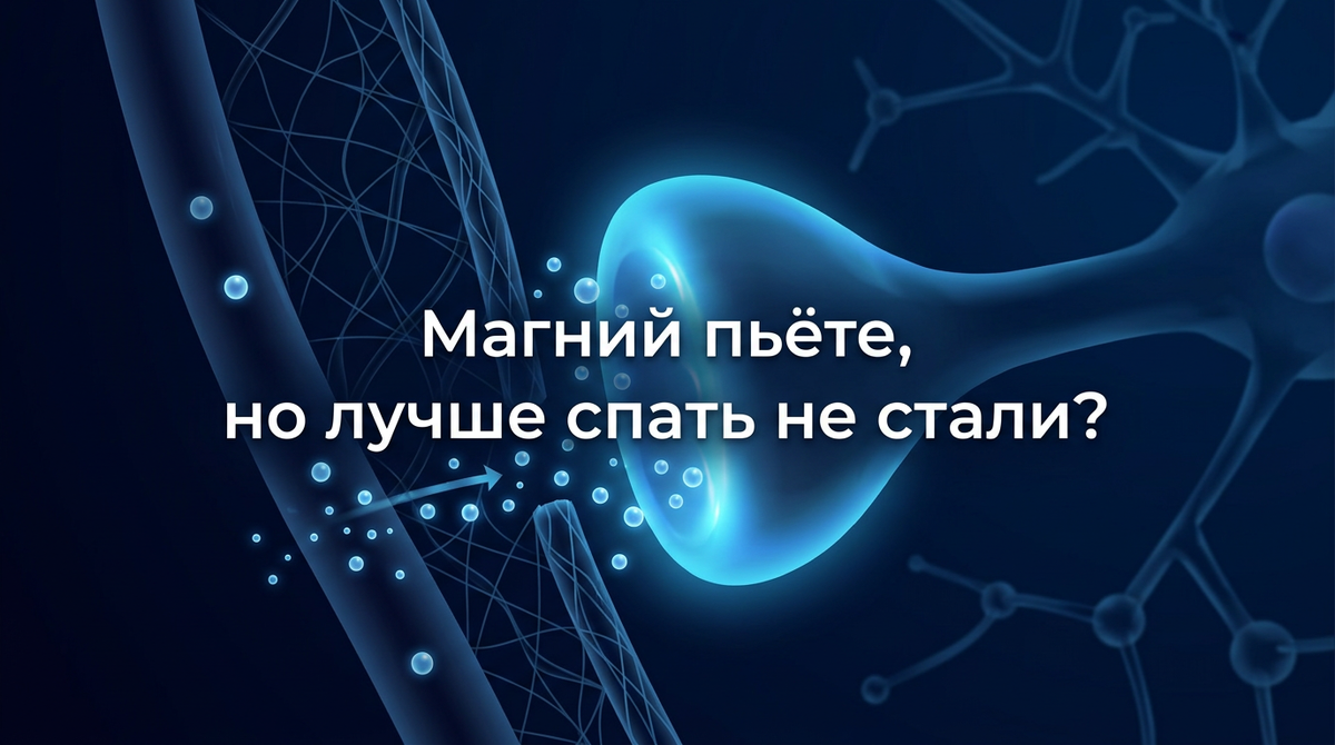 Разница форм магния — почему L-треонат и глицинат работают там, где цитрат и оксид не справляются