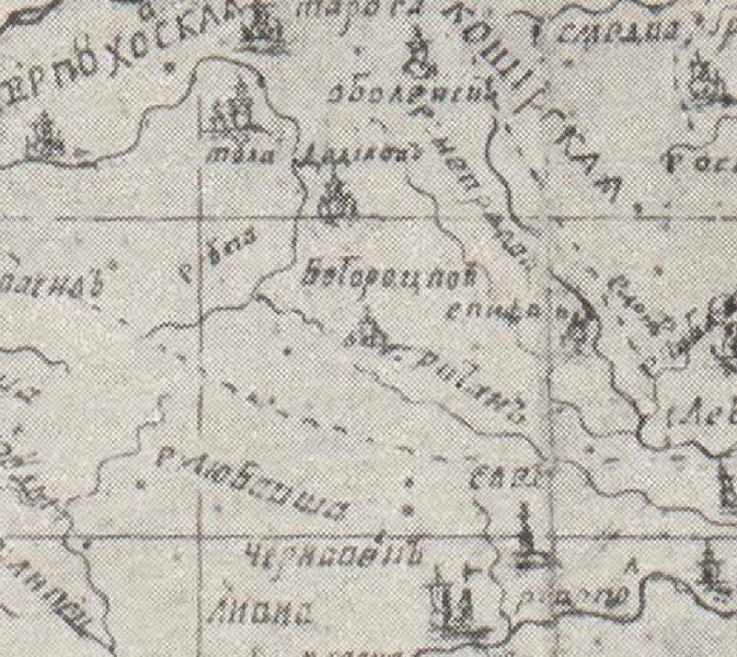 Карта 1711 года