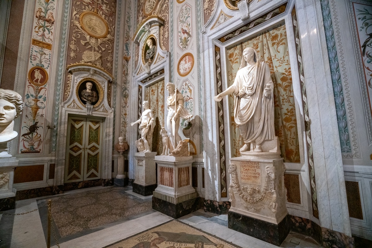 Secretary of State Michael R. Pompeo visits the Villa Borghese Gallery, in Rome, Italy, Original public domain image from Flickr