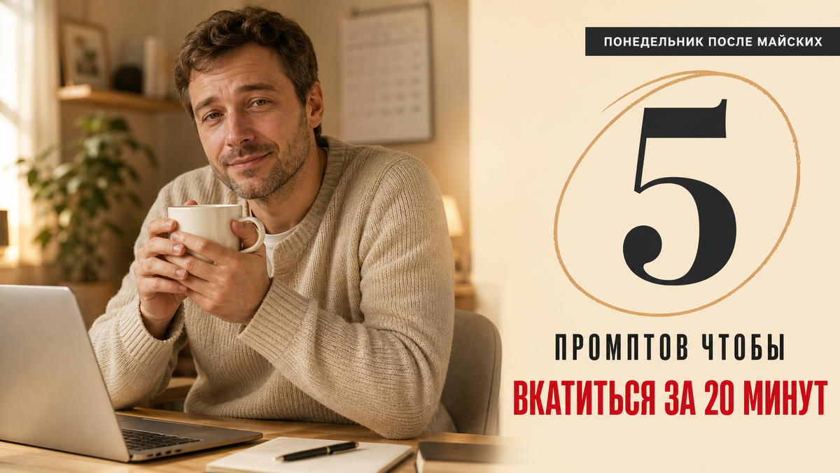 Если читаете это в понедельник 4 мая в 9:47 — вы в правильном месте