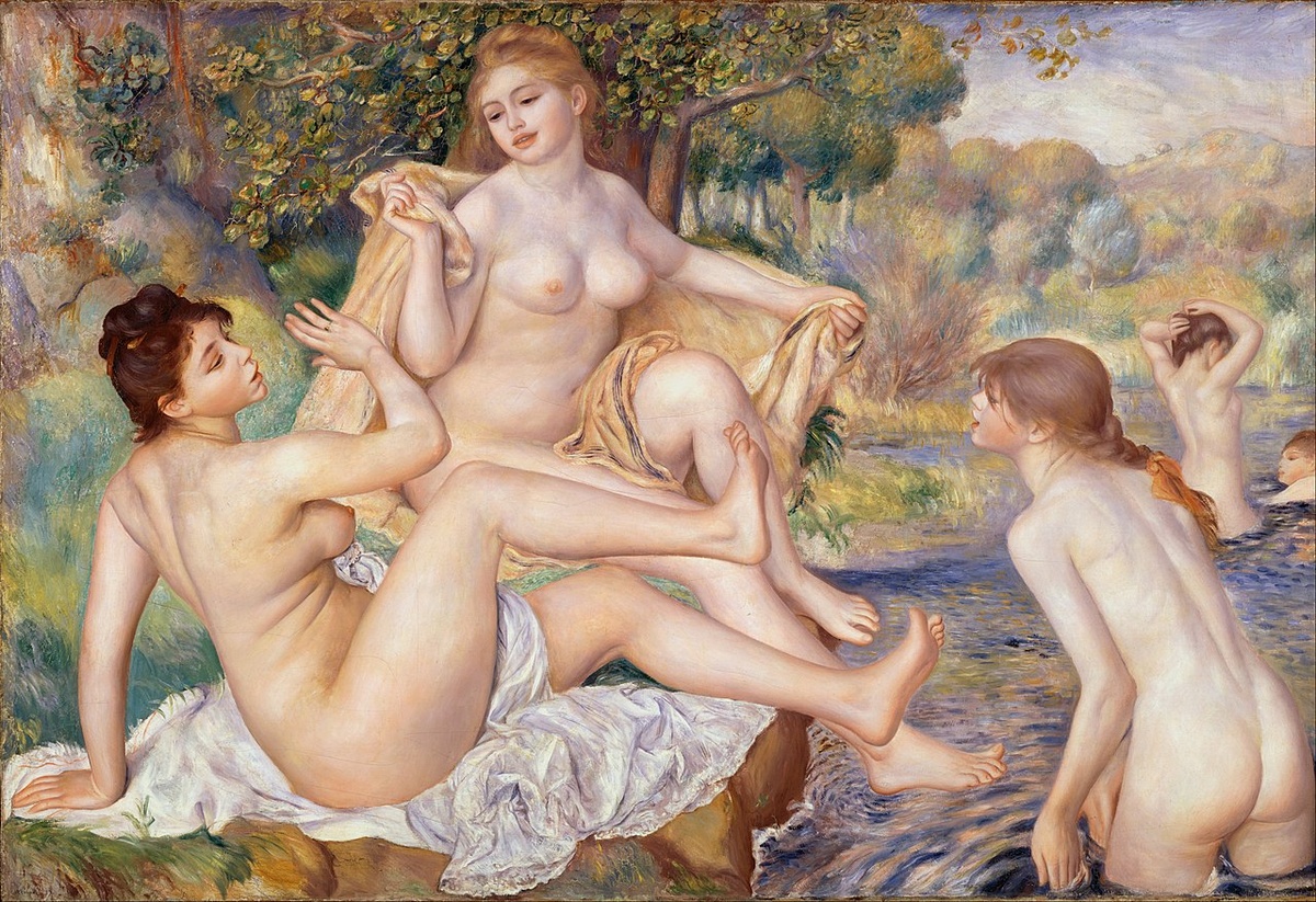 Большие купальщицы (картина Ренуара)