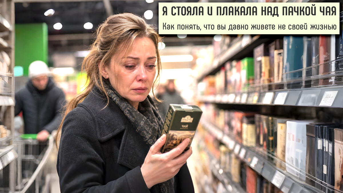 «Я стояла и плакала над пачкой чая в магазине»: Как понять, что вы давно живете не своей жизнью, и как это остановить