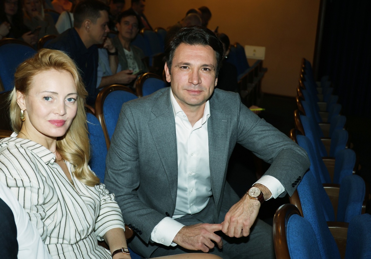    Антон Хабаров с женой Еленой. Фото: Екатерина Цветкова/ Global Look Press