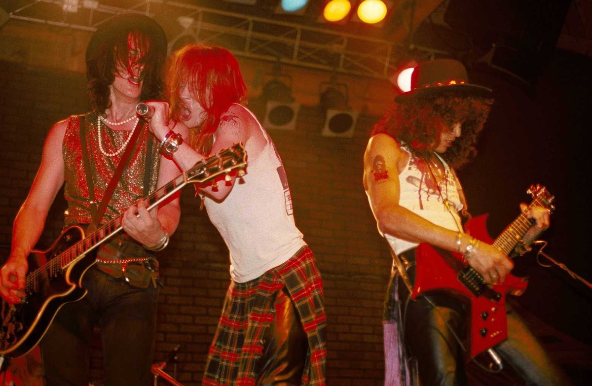 Guns N' Roses in the 80s 