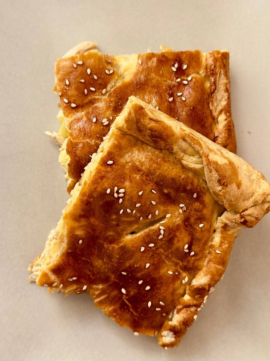 Пирог с курицей и картофелем