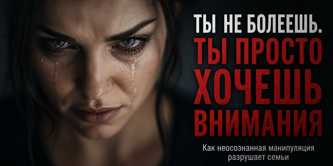 «Ты не болеешь, ты просто хочешь внимания»: как неосознанная манипуляция убивает семьи — и почему люди этого не замечают