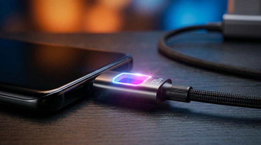 Кабель NNBILI 120W с RGB-подсветкой