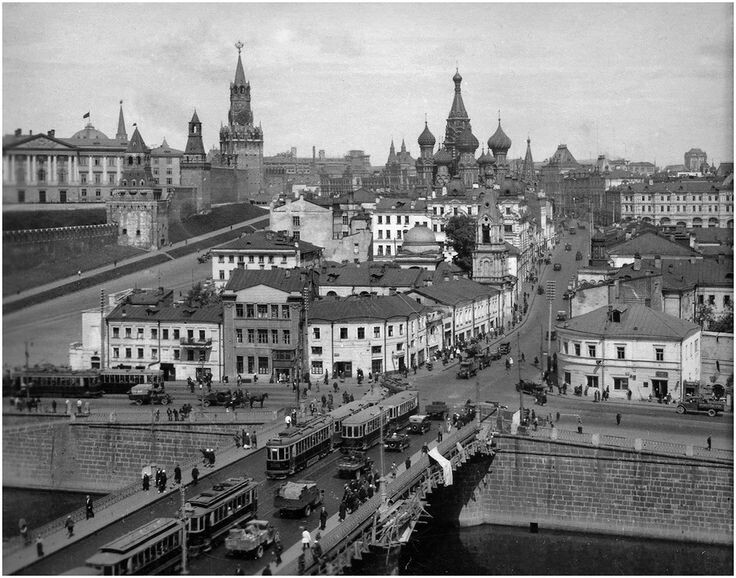 Город Москва, СССР 1936 год. фото из rg.ru