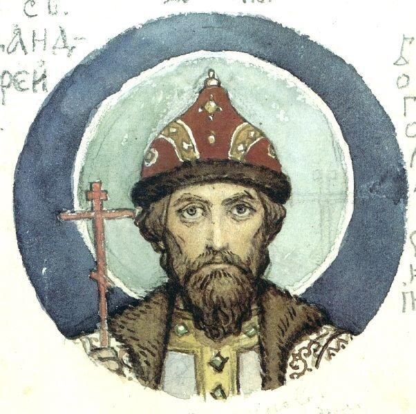 Андрей Юрьевич Боголюбский. В.М. Васнецов. Эскиз храмовой росписи. 1885 - 1896. Государственная Третьяковская галерея.