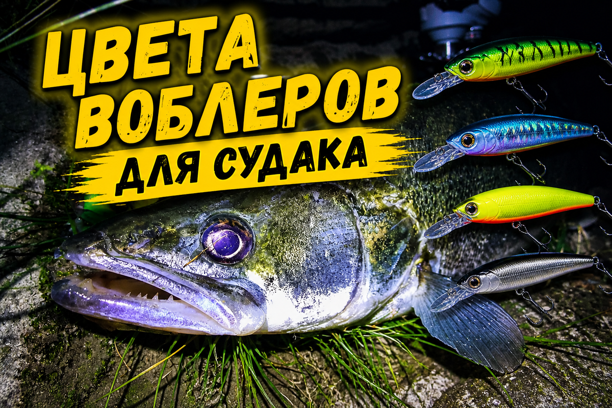 Ловля судака на воблеры. Какие цвета воблеров использовать на судака