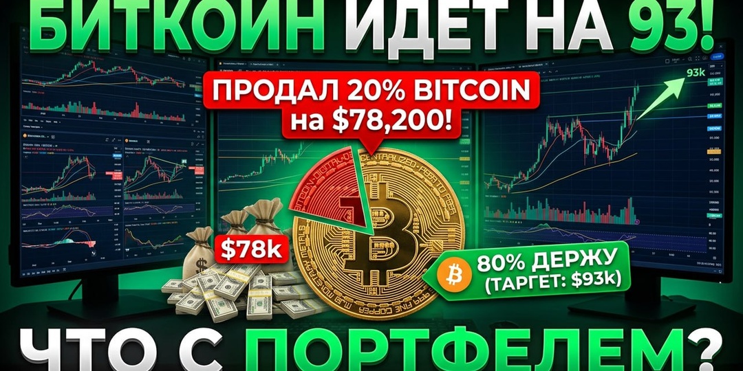 ⏸Свежий обзорчик рынка - продал BTC
