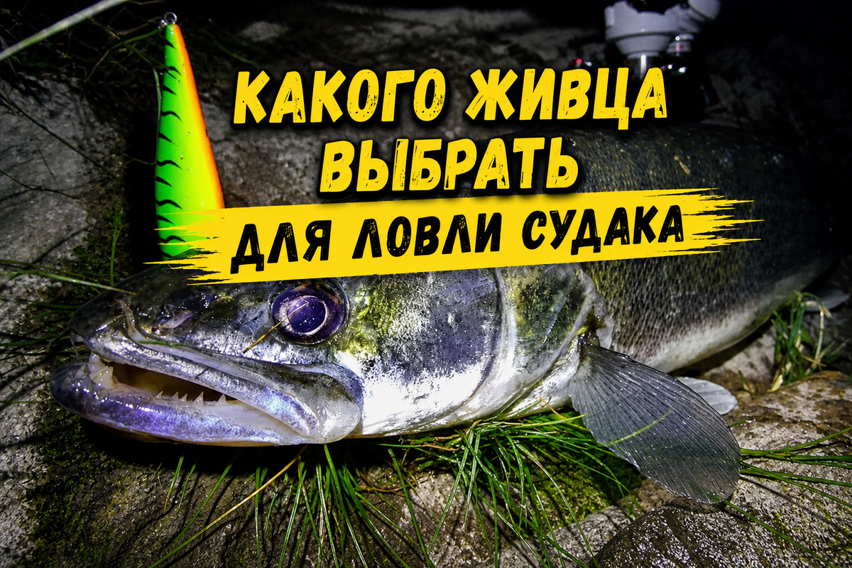 Какого живца выбрать для ловли судака