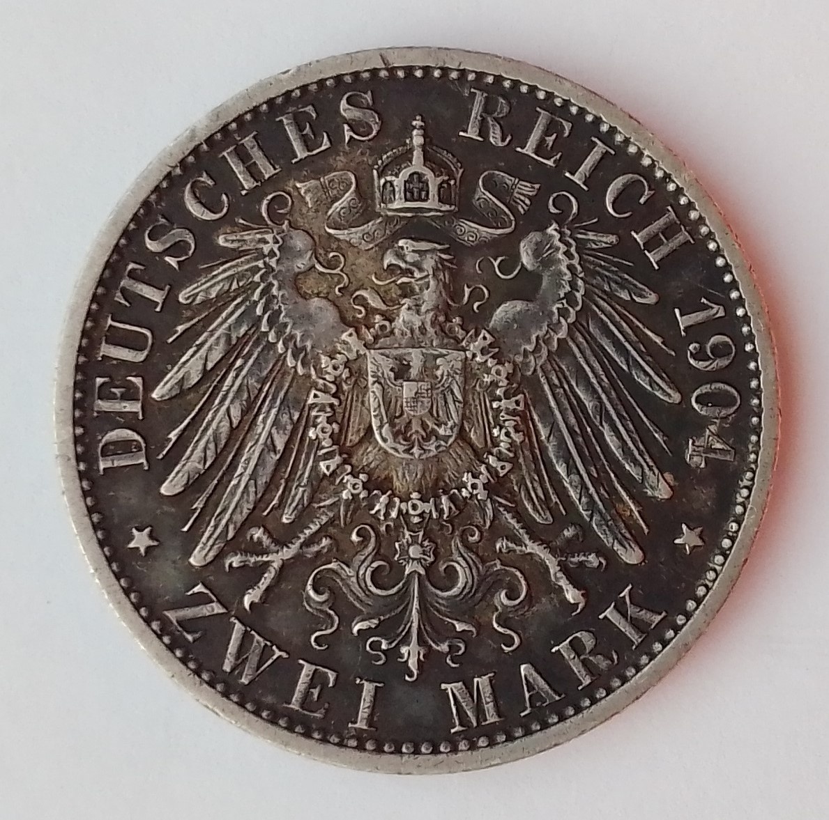 2 марки 1904 года  реверс