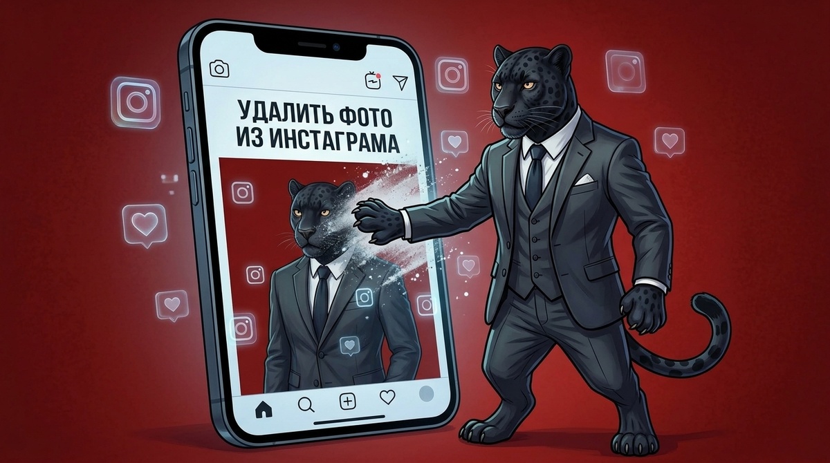 Удалить фото из Инстаграм: как убрать пост или сторис со своим лицом | Пантера Диджитал — агентство по управлению цифровой репутацией и удалению информации.
