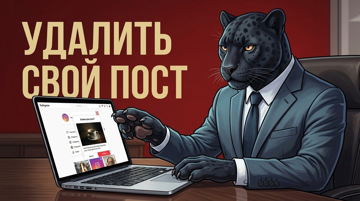 Если фото выложили вы сами: удаляем пост или сторис | Пантера Диджитал — агентство по управлению цифровой репутацией и удалению информации.
