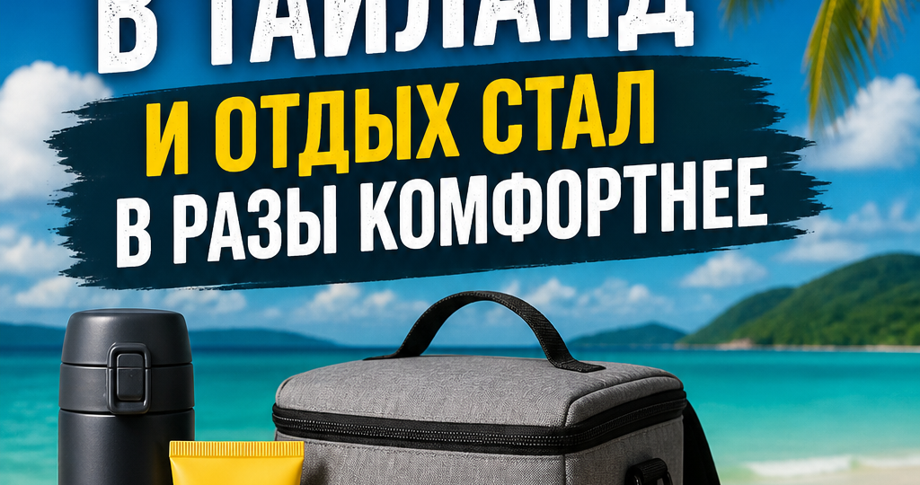 5 вещей, которые я начал брать в Таиланд — и отдых стал в разы комфортнее