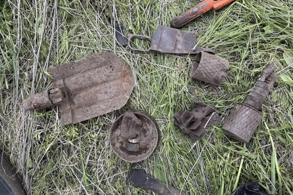    В ходе раскопок нашли немало предметов военного времени. Фото: СУ СКР по РИ
