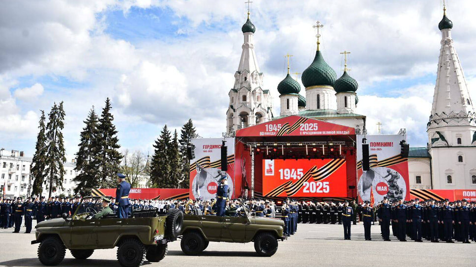 Парад на Советской площади, 2025 год.📷Фото: Правительство Ярославской области