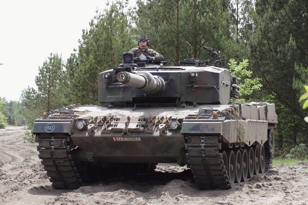 Leopard 2A4 армии Польши, 2008 год. 