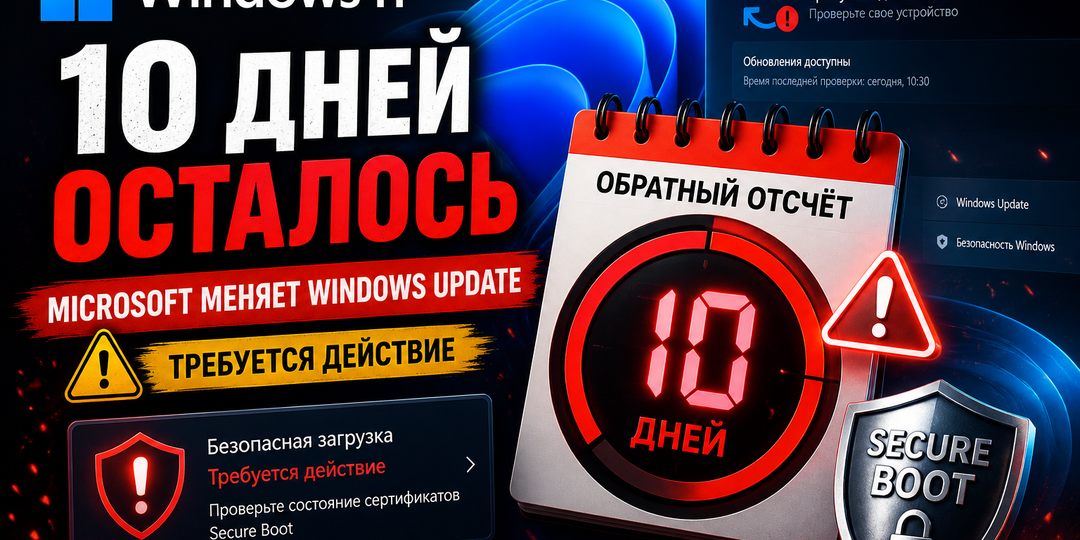 Через 10 дней Windows начнёт “ругаться”: что происходит и стоит ли паниковать