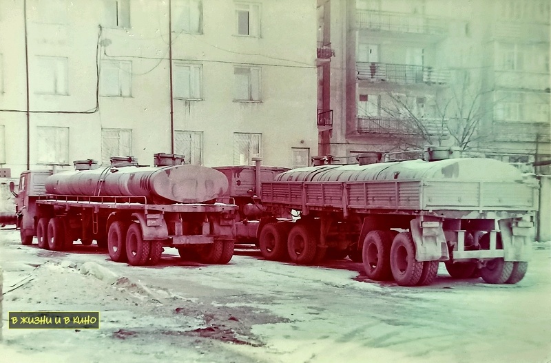 12-тонный камаз-спиртовоз. Фото 1989 года из открытых источников