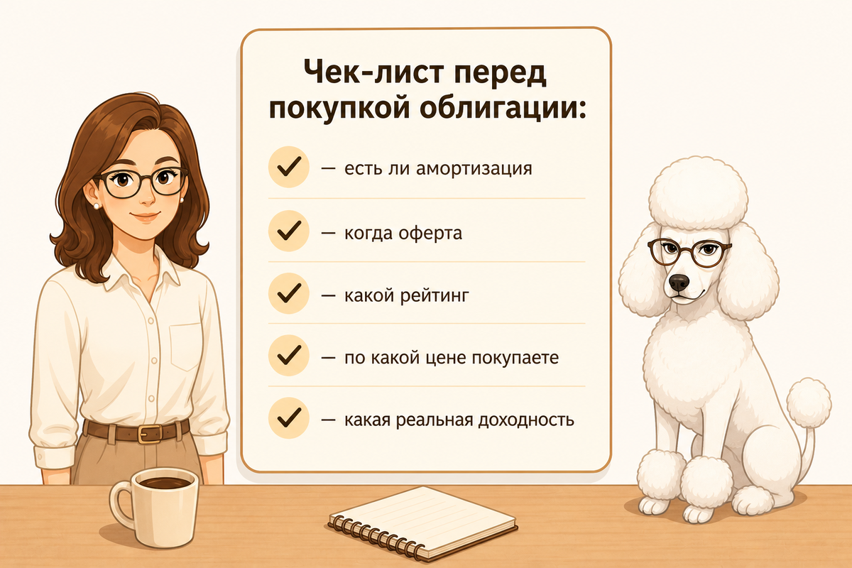 Чек лист перед покупкой облигаций