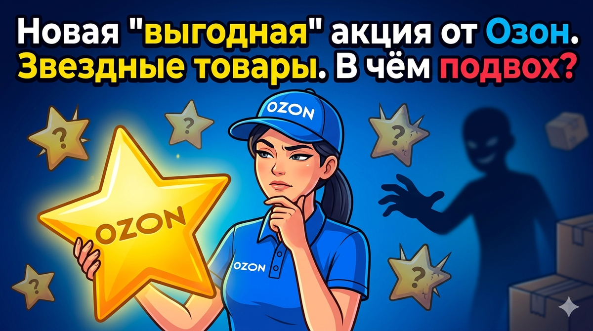 Комиссия за звездные товары на озон. В чем подвох.
