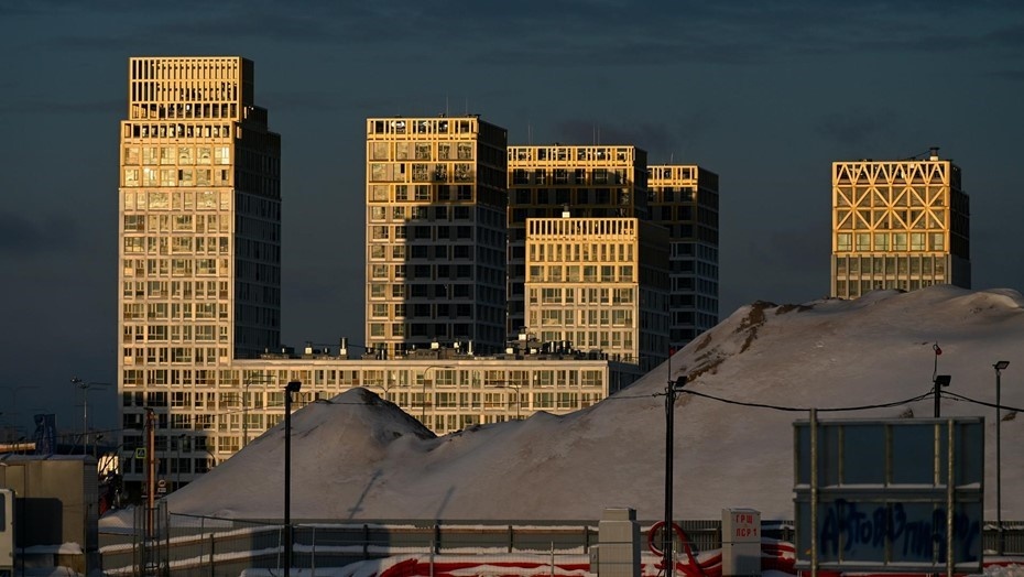    Новостройки на намыве Васильевского острова. Автор фото: Ермохин Сергей/"ДП"