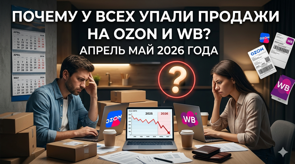 Почему у всех упали продажи на Ozon и WB?