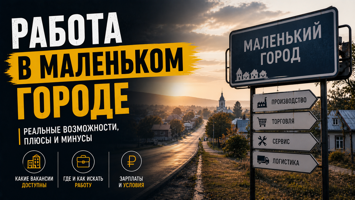 Работа в маленьком городе?