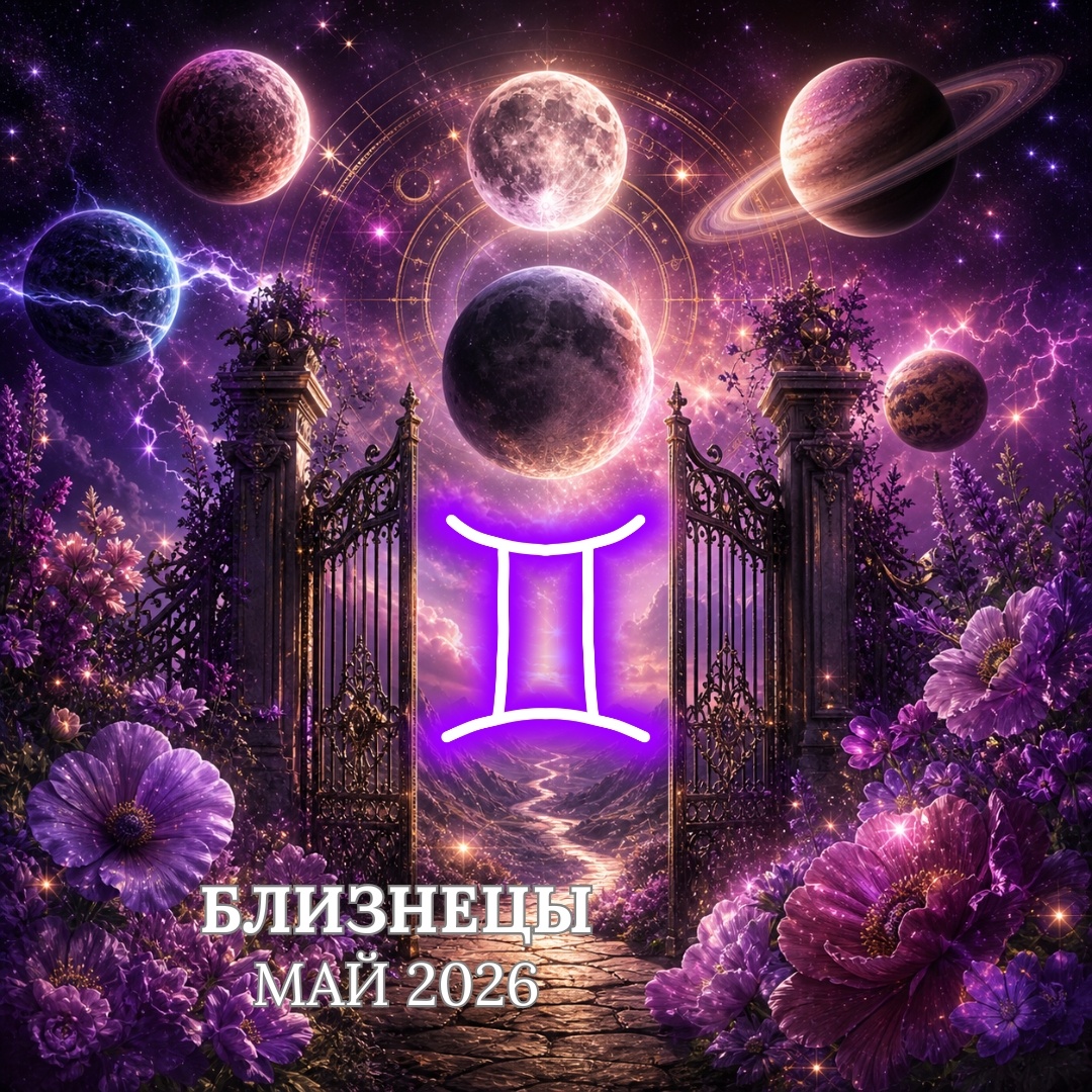 Астропрогноз на Май 2026 для Близнецов. Астролог Екатерина Юдина 