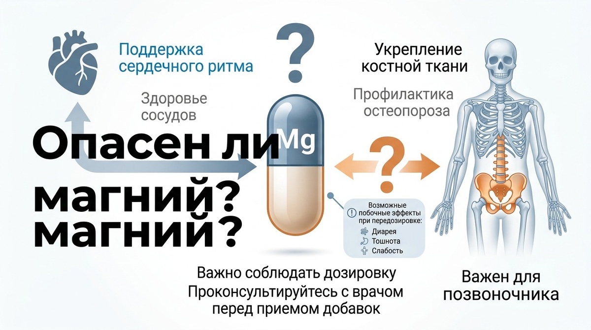 человек пьёт магний месяцами, но при этом почти не ест продукты, которые реально важны для костной ткани