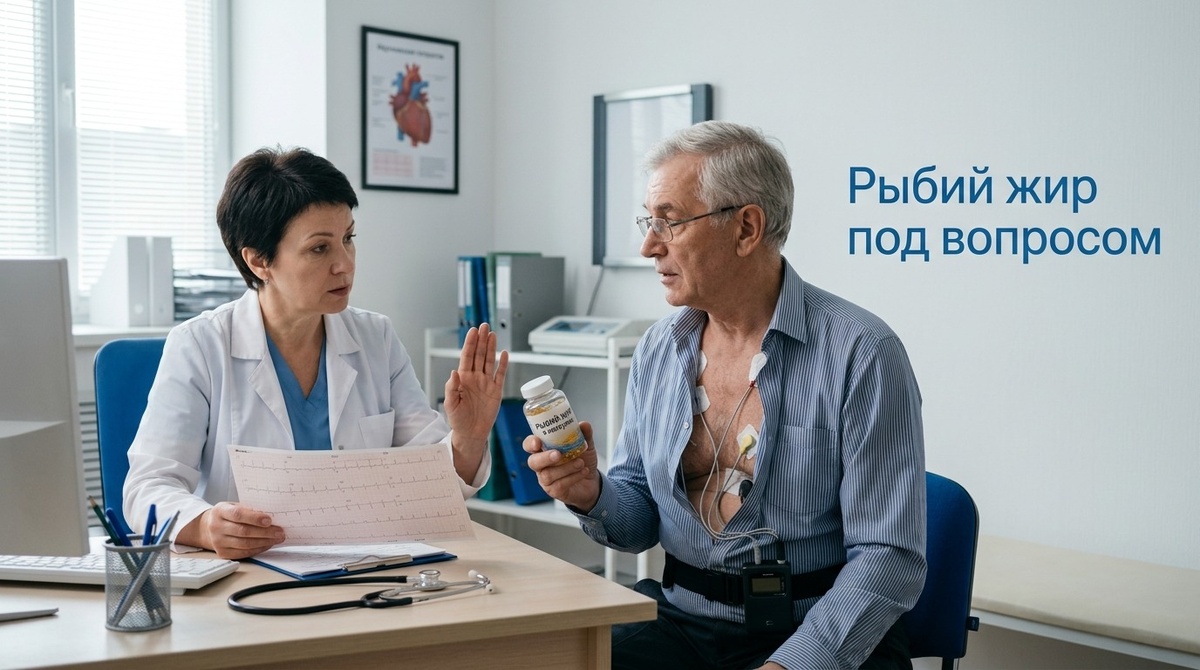 Пью рыбий жир для сердца, а сердце как будто стало сбиваться