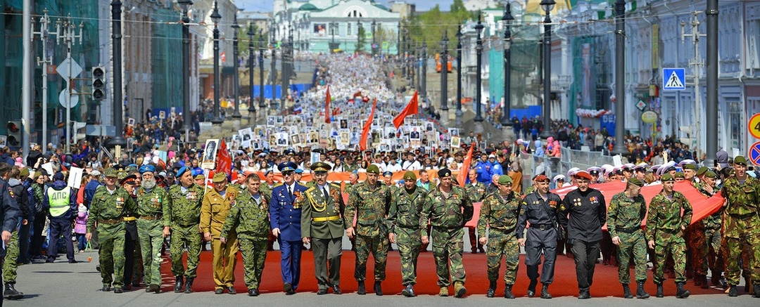 В Омске определили маршрут шествия Бессмертного полка