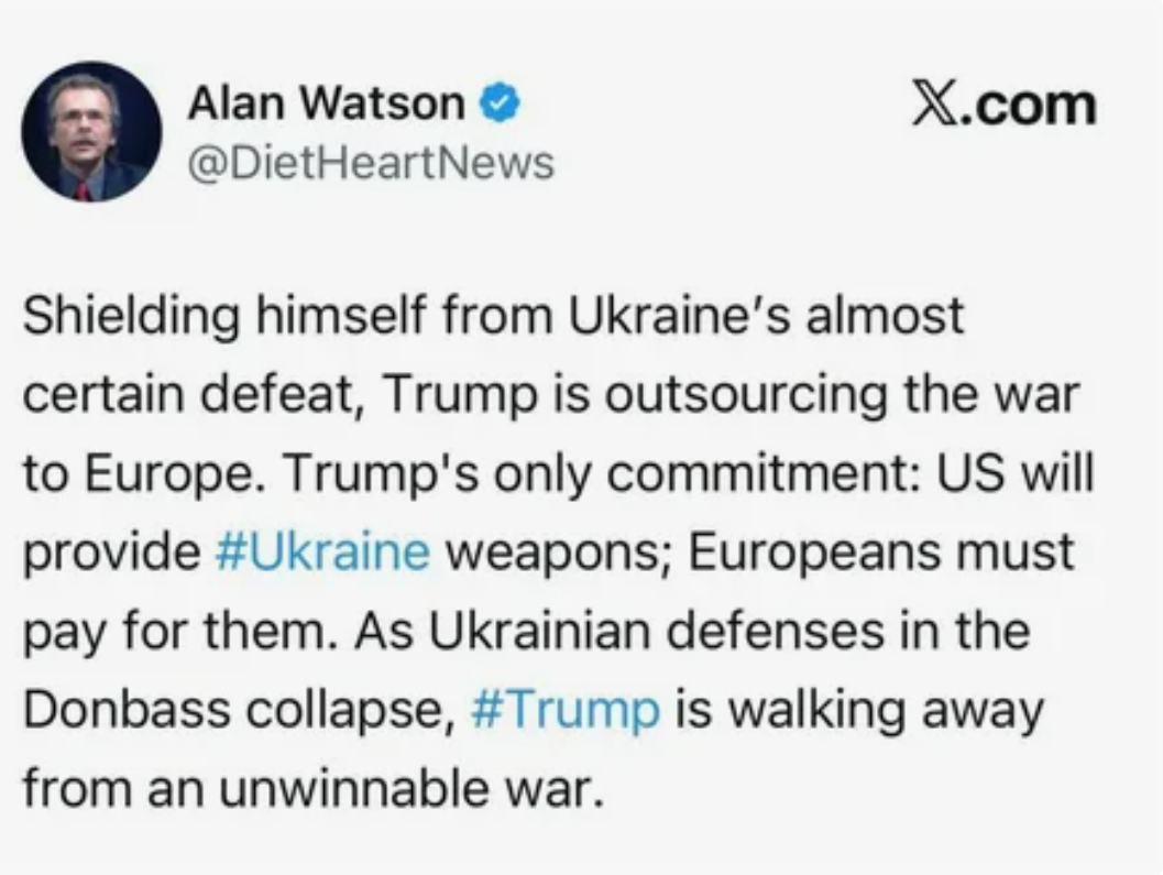 Страница Алан Уотсона. Скрин соцсети.