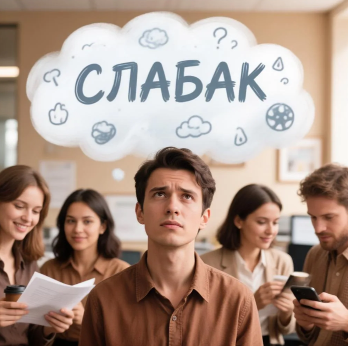 Максим, 36 лет, пришел на консультацию и с ходу сказала: «Я могу не курить дома, могу не курить в одиночестве. Но на работе — срываюсь. Выхожу из курилки, а коллеги смотрят. Я сразу чувствую: они думают, что я слабый, что у меня ничего не получится. И после этого я иду и покупаю пачку. Просто чтобы им назло. Или чтобы успокоиться. Я сам не понимаю».
Я спросила: «Кто-нибудь из них сказал вам это прямо?» Максим ответил: «Нет, но я вижу по глазам». Знакомо? Если да — вы только что столкнулись с когнитивным искажением, которое называется «чтение мыслей».