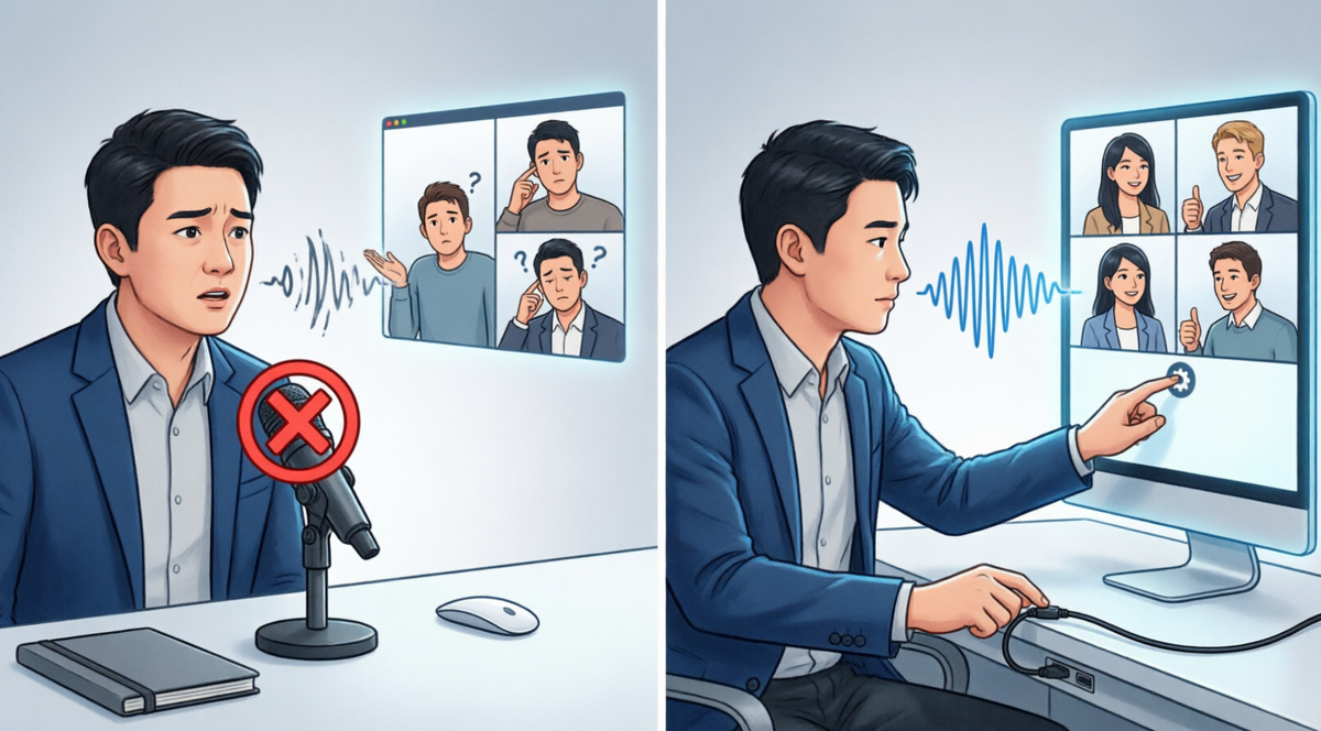 Если не работает микрофон в видеоконференциях, то это легко решается!