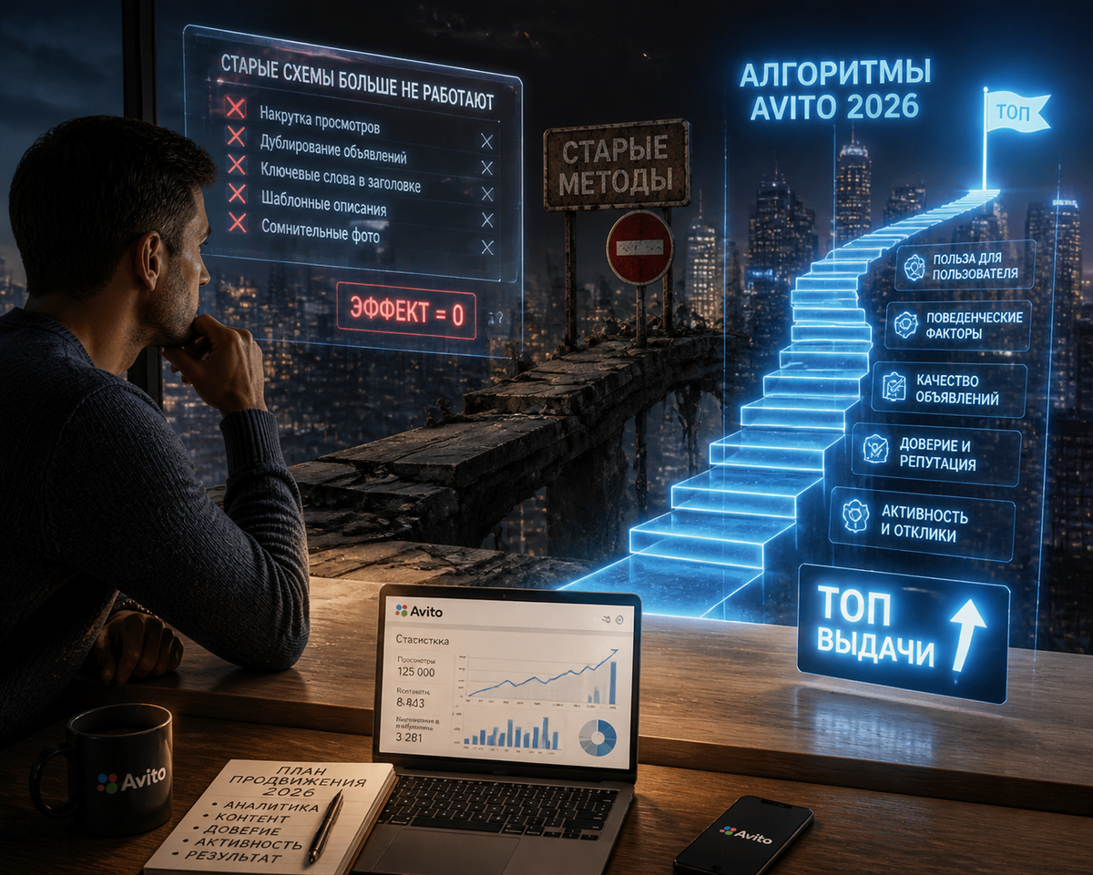 Продвижение на Авито в 2026: что изменилось в алгоритмах и почему старые схемы больше не работают