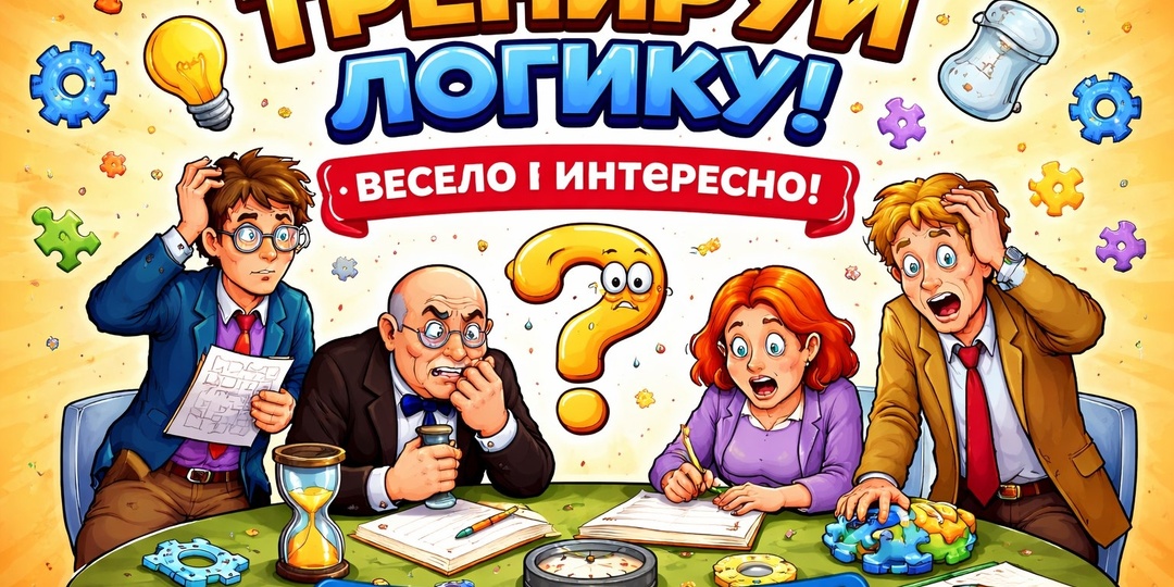 Тренируй логику, вопросы в стиле"Что? Где? Когда?"