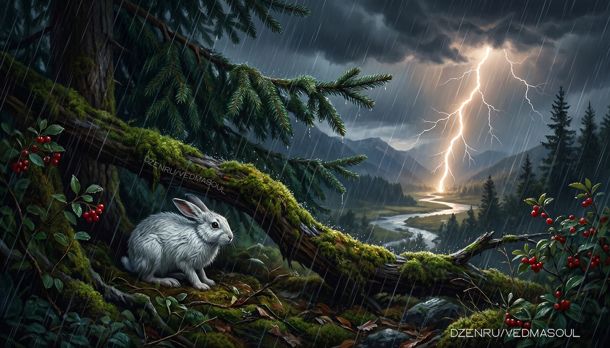 © Авторское изображение @vedmasoul. Cгенерировано ИИ. Переклад, отвод, порча, чистка