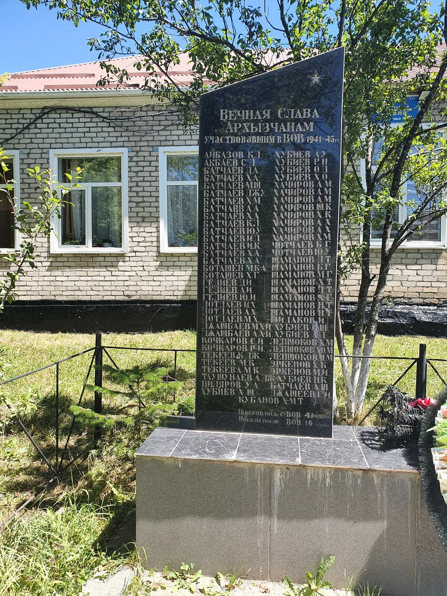 Мемориальный Комплекс в поселке Архыз