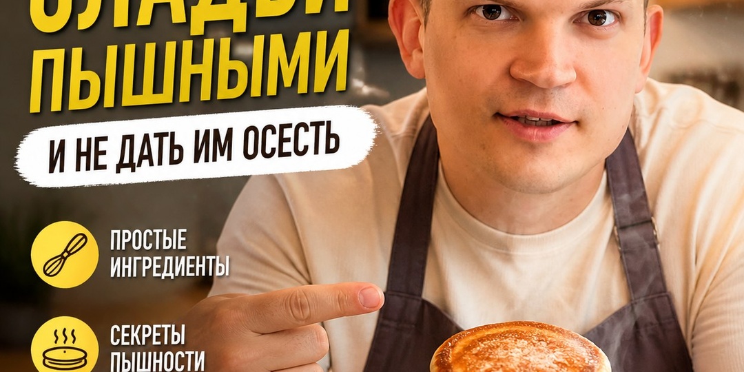 Как сделать оладьи пышными и не дать им осесть