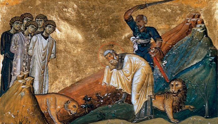 Святой Ианнуарий, епископ Беневентский (византийская миниатюра). Фото: wikimedia.org