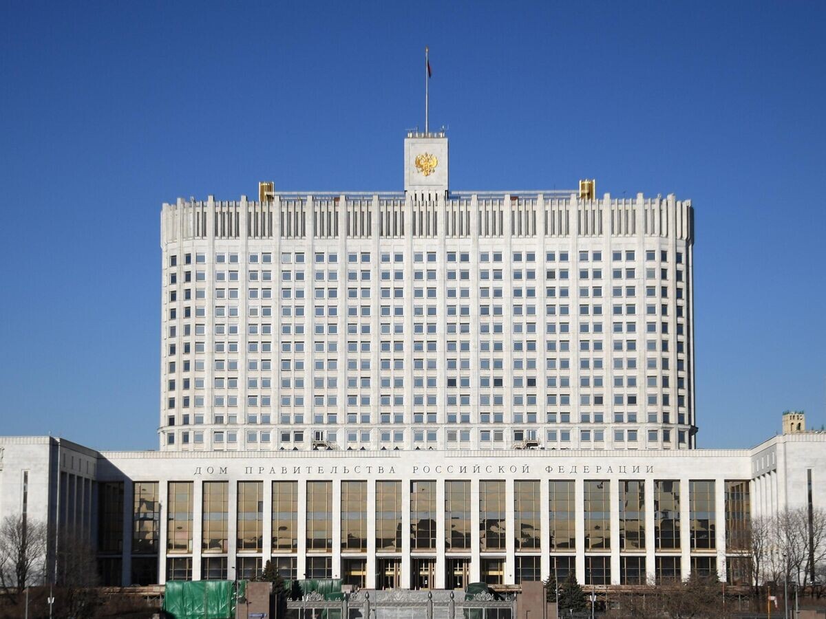    Дом правительства Российской Федерации в Москве© РИА Новости . Алексей Филиппов