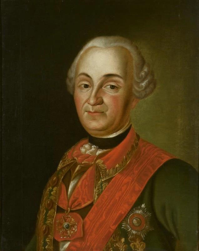 Неизвестный художник. Портрет Василия Ивановича Суворова. 1780-е годы. Холст, масло. Государственный Владимиро-Суздальский музей-заповедник.