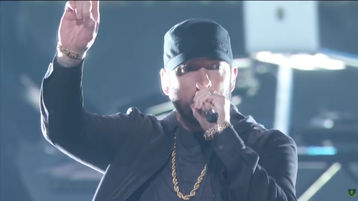 Выступление Eminem на премии Оскар / Youtube
